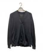 GOLDWINゴールドウイン）の古着「ホールガーメントウールニットカーディガン」｜ブラック