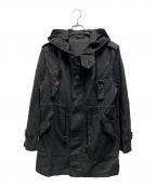 BURBERRY BLACK LABELバーバリーブラックレーベル）の古着「モッズコート」｜ブラック