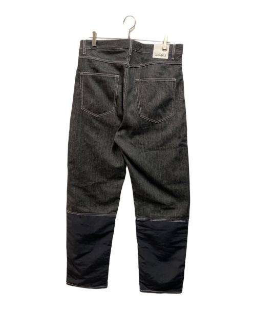 jacquemus（ジャックムス）jacquemus (ジャックムス) ナイロン切替デニムパンツ ブラック サイズ:32の古着・服飾アイテム