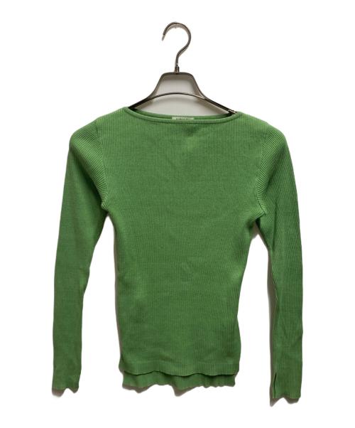 Ron Herman（ロンハーマン）Ron Herman (ロンハーマン) AURALEE (オーラリー) Giza Boat Neck Pullover グリーンの古着・服飾アイテム