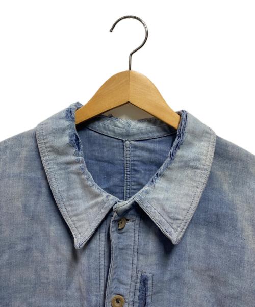 L'IDEAL（リディアル）L'IDEAL (リディアル) BLUE MOLESKIN CHORE JKT ブルー サイズ:サイズ詳細参照の古着・服飾アイテム