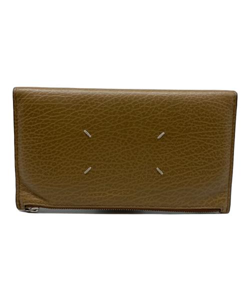Maison Margiela（メゾンマルジェラ）Maison Margiela (メゾンマルジェラ) ロング フラップ ウォレット ブラウンの古着・服飾アイテム