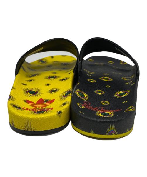 adidas（アディダス）adidas (アディダス) Adilette Tanaami ブラック×イエロー サイズ:28.5の古着・服飾アイテム