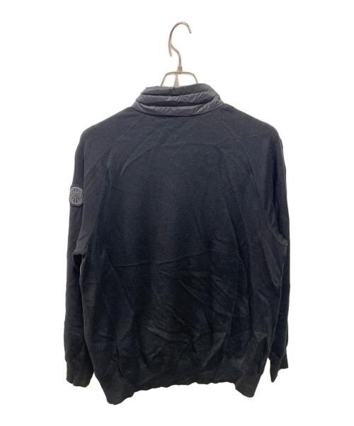 CANADA GOOSE（カナダグース）CANADA GOOSE (カナダグース) HyBridge Knit Pullover Packable ブラック サイズ:Ⅼの古着・服飾アイテム