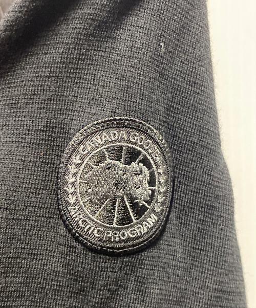 CANADA GOOSE（カナダグース）CANADA GOOSE (カナダグース) HyBridge Knit Pullover Packable ブラック サイズ:Ⅼの古着・服飾アイテム