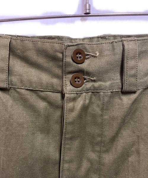 French Military（フレンチミリタリー）French Military (フレンチミリタリー) M-47 カーゴパンツ グリーン サイズ:37の古着・服飾アイテム