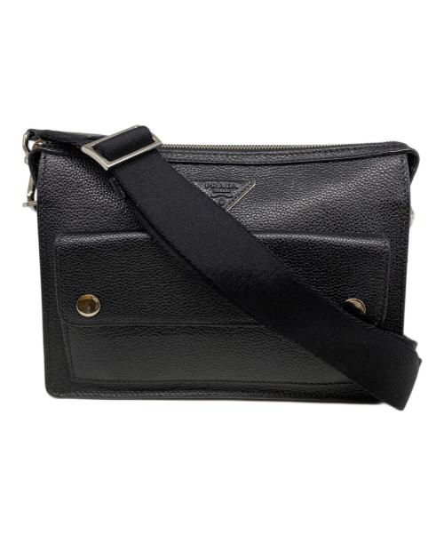 PRADA（プラダ）PRADA (プラダ) 2WAYショルダーバッグ ブラックの古着・服飾アイテム
