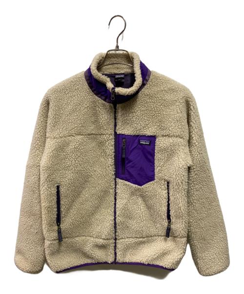 Patagonia（パタゴニア）Patagonia (パタゴニア) Kids Retro-X Jacket アイボリー サイズ:XXL キッズの古着・服飾アイテム