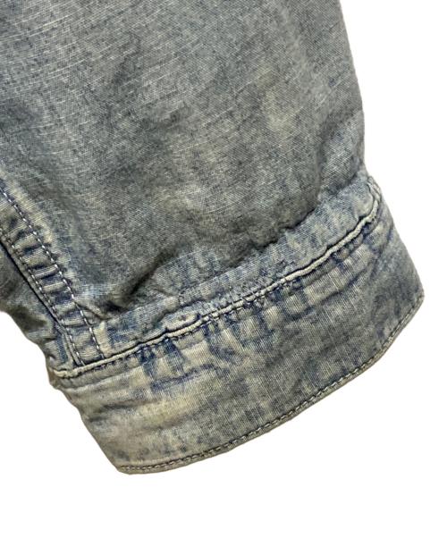 FDMTL（ファンダメンタル）FDMTL (ファンダメンタル) パッチワークシャツ インディゴ サイズ:2の古着・服飾アイテム