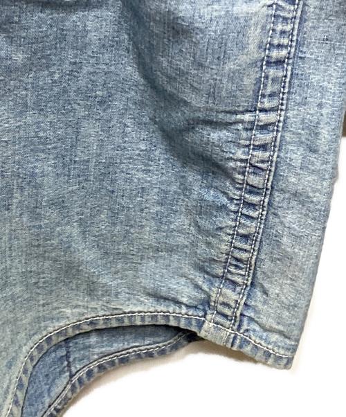 FDMTL（ファンダメンタル）FDMTL (ファンダメンタル) パッチワークシャツ インディゴ サイズ:2の古着・服飾アイテム