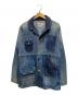 FDMTL（ファンダメンタル）の古着「刺し子パッチワークカバーオール」｜インディゴ