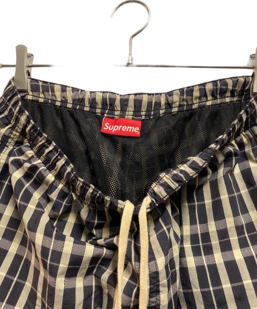 SUPREME（シュプリーム）SUPREME (シュプリーム) Nylon Plaid Track Pants ベージュ サイズ:Ｍの古着・服飾アイテム