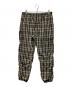 SUPREME（シュプリーム）の古着「Nylon Plaid Track Pants」｜ベージュ