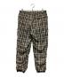 SUPREME (シュプリーム) Nylon Plaid Track Pants ベージュ サイズ:Ｍ：9000円
