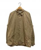 SOFTHYPHENソフトハイフン）の古着「TYPEWRITER BASIC SHIRT」｜ベージュ