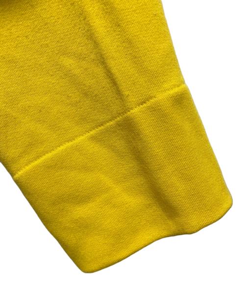 HERMES（エルメス）HERMES (エルメス) 馬車ロゴ刺繍スウェットカーディガン イエロー サイズ:Ｍの古着・服飾アイテム