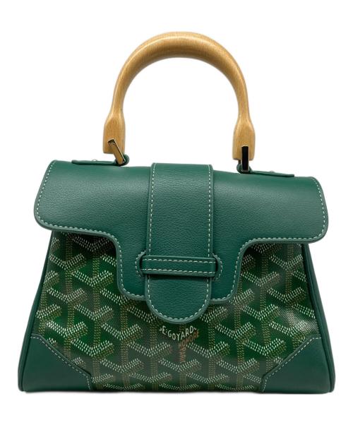 GOYARD（ゴヤール）GOYARD (ゴヤール) Saigon ミニソフトバッグ グリーンの古着・服飾アイテム
