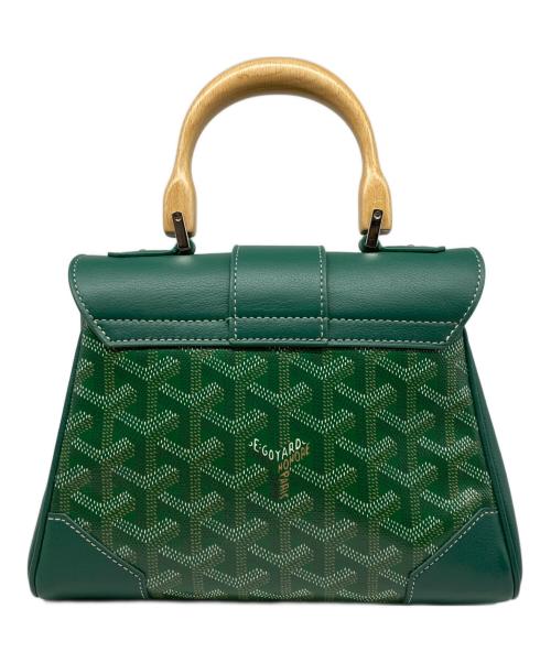 GOYARD（ゴヤール）GOYARD (ゴヤール) Saigon ミニソフトバッグ グリーンの古着・服飾アイテム