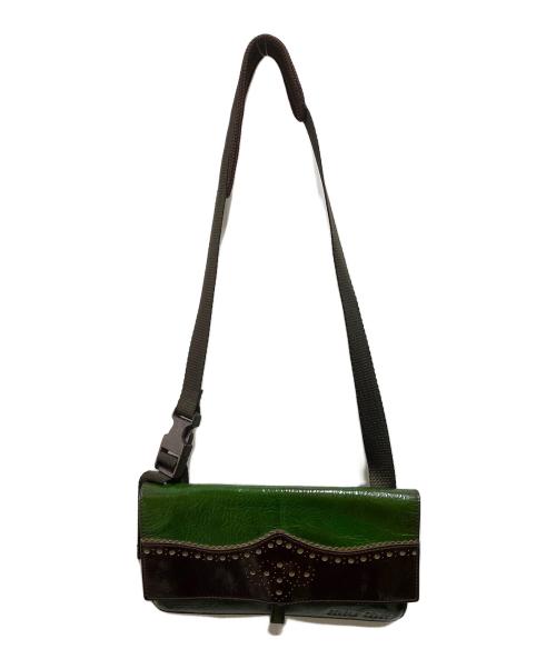 MIU MIU（ミュウミュウ）MIU MIU (ミュウミュウ) OLD ショルダーバッグ グリーンの古着・服飾アイテム
