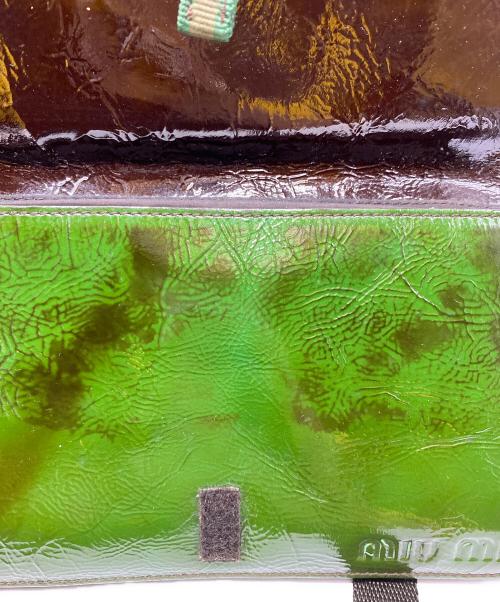 MIU MIU（ミュウミュウ）MIU MIU (ミュウミュウ) OLD ショルダーバッグ グリーンの古着・服飾アイテム