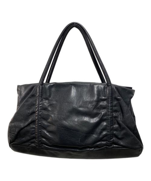 MIU MIU（ミュウミュウ）MIU MIU (ミュウミュウ) 90's LEATHER HAND BAG ブラックの古着・服飾アイテム