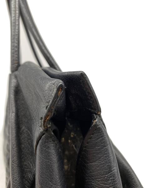 MIU MIU（ミュウミュウ）MIU MIU (ミュウミュウ) 90's LEATHER HAND BAG ブラックの古着・服飾アイテム