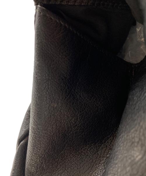 MIU MIU（ミュウミュウ）MIU MIU (ミュウミュウ) 90's LEATHER HAND BAG ブラックの古着・服飾アイテム
