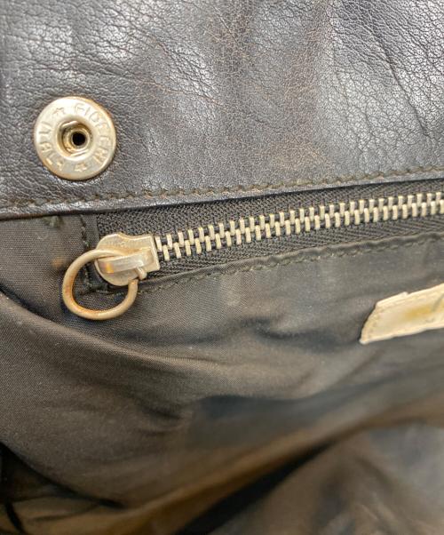 MIU MIU（ミュウミュウ）MIU MIU (ミュウミュウ) 90's LEATHER HAND BAG ブラックの古着・服飾アイテム