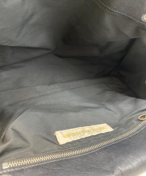 MIU MIU（ミュウミュウ）MIU MIU (ミュウミュウ) 90's LEATHER HAND BAG ブラックの古着・服飾アイテム
