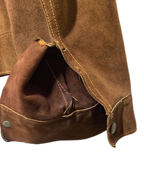 MONTGOMERY WARD（モンゴメリーワード）MONTGOMERY WARD (モンゴメリーワード) 70's パッチワークスウェードジャケット ブラウン サイズ:サイズ詳細参照の古着・服飾アイテム