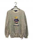 POLO RALPH LAURENポロ・ラルフローレン）の古着「ポロベアスウェット」｜グレー
