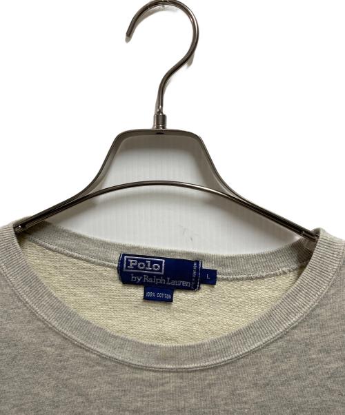 POLO RALPH LAUREN（ポロ・ラルフローレン）POLO RALPH LAUREN (ポロ・ラルフローレン) ポロベアスウェット グレー サイズ:Ⅼの古着・服飾アイテム