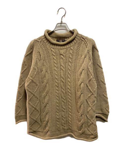RRL（ダブルアールエル）RRL (ダブルアールエル) ケーブルニット ベージュ サイズ:Lの古着・服飾アイテム