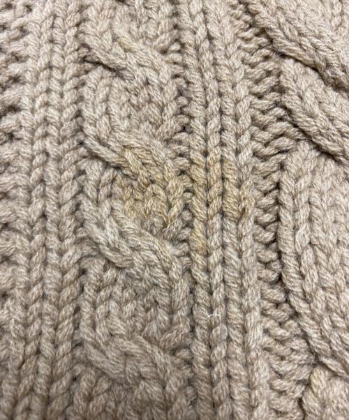 RRL（ダブルアールエル）RRL (ダブルアールエル) ケーブルニット ベージュ サイズ:Lの古着・服飾アイテム