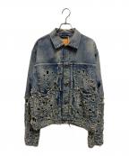 SUGARHILLシュガーヒル）の古着「CRASHED MODERN DENIM JACKET」｜インディゴ