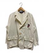 RALPH LAURENラルフローレン）の古着「P-WING 刺繍コットンジャケット」｜ホワイト