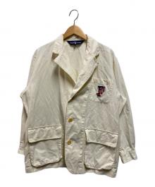RALPH LAUREN（ラルフローレン）の古着「P-WING 刺繍コットンジャケット」｜ホワイト