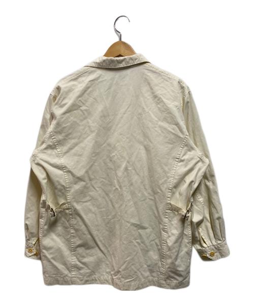 RALPH LAUREN（ラルフローレン）RALPH LAUREN (ラルフローレン) P-WING 刺繍コットンジャケット ホワイト サイズ:36の古着・服飾アイテム