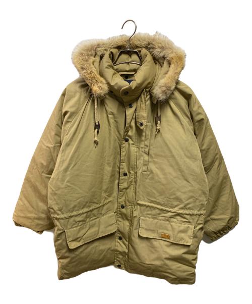 POLO RALPH LAUREN（ポロ・ラルフローレン）POLO RALPH LAUREN (ポロ・ラルフローレン) CARE LABEL DOWN JK ベージュ サイズ:Mの古着・服飾アイテム