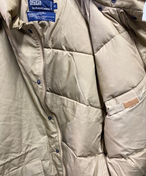 POLO RALPH LAUREN（ポロ・ラルフローレン）POLO RALPH LAUREN (ポロ・ラルフローレン) CARE LABEL DOWN JK ベージュ サイズ:Mの古着・服飾アイテム