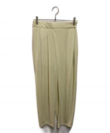 ISSEY MIYAKE（イッセイミヤケ）の古着「DRAPE JERSEY-36 PANTS」｜イエロー