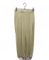 ISSEY MIYAKE（イッセイミヤケ）の古着「DRAPE JERSEY-36 PANTS」｜イエロー