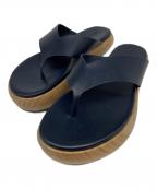 NEOUSネオアス）の古着「サンダル」｜ネイビー