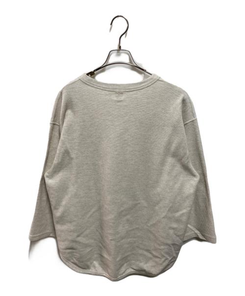 blurhms ROOTSTOCK（ブラームスルーツストック）blurhms ROOTSTOCK (ブラームスルーツストック) Rough&Smooth Thermal Baseball Tee グレー サイズ:2の古着・服飾アイテム