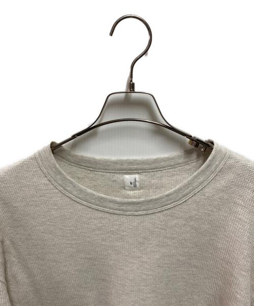 blurhms ROOTSTOCK（ブラームスルーツストック）blurhms ROOTSTOCK (ブラームスルーツストック) Rough&Smooth Thermal Baseball Tee グレー サイズ:2の古着・服飾アイテム