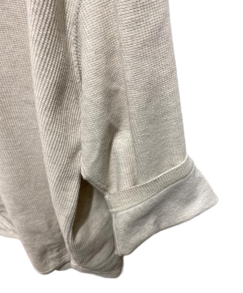 blurhms ROOTSTOCK（ブラームスルーツストック）blurhms ROOTSTOCK (ブラームスルーツストック) Rough&Smooth Thermal Baseball Tee グレー サイズ:2の古着・服飾アイテム