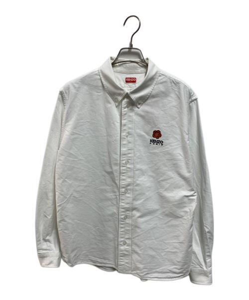 KENZO（ケンゾー）KENZO (ケンゾー) Boke Flower シャツ ホワイト サイズ:39の古着・服飾アイテム