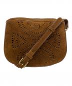 POLO RALPH LAURENポロ・ラルフローレン）の古着「ミニスウェードクロスボディバッグ」｜ブラウン