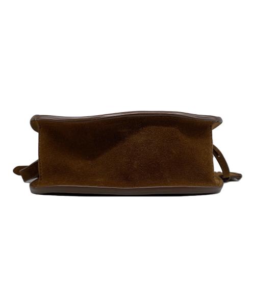 POLO RALPH LAUREN（ポロ・ラルフローレン）POLO RALPH LAUREN (ポロ・ラルフローレン) ミニスウェードクロスボディバッグ ブラウンの古着・服飾アイテム