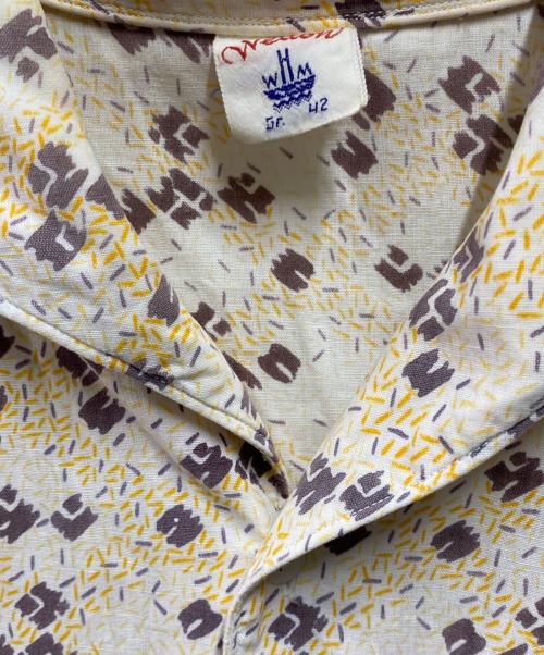 WELTON（ウェルトン）WELTON (ウェルトン) ヴィンテージシャツ ベージュ サイズ:42の古着・服飾アイテム